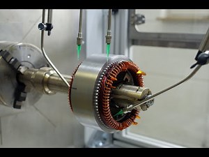 Impregnation | Trickle application of stator with ELANTAS Impregnation resins