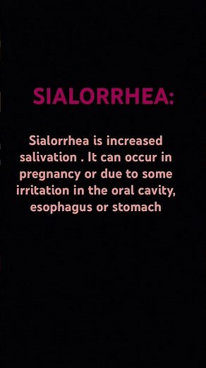 Sialorrhea is excessive drooling; hyposalivation is reducedsaliva—bothaffectoral health and comfort.