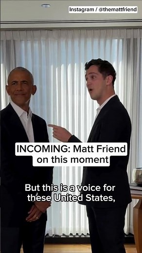 Matt Friend on doing an Obama impression in front of Obama