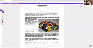 Teacher Modeling Note-Taking Video- The History of LEGO