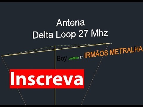 Como fazer uma Antena Delta loop 11 meters Projeto em 3D (Leia a descrição do Vídeo)