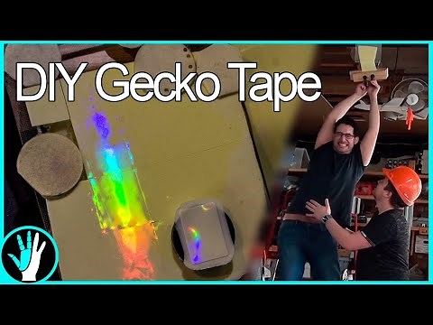 Climbing Walls With RAINBOWS - DIY Gecko Tape