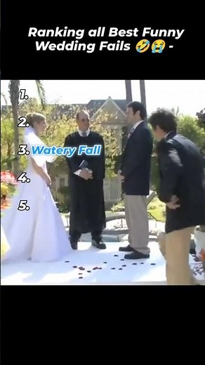 Ranking hillarious wedding moments caught on camera 👰‍♀️💍 #weddingfails #trending #funny #fyp