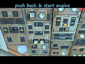 captain sim boeing 757-200 RR. start up procedure - cold & dark airport -copenhagen (denmark)