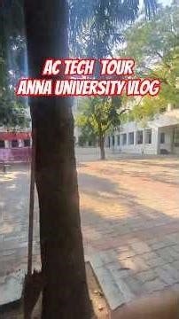 Inside ACT Campus 🎓 | Alagappa College of Technology Tour | Anna University Campus Vlog