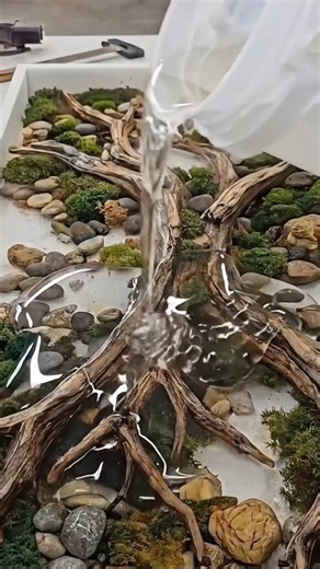 "Most SATISFYING Deep Pour Resin Table You've Ever Seen! 😍 #diy