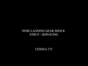 Nose Landing Gear Shock Strut Servicing - TPPU (AMTO POLINEMA)