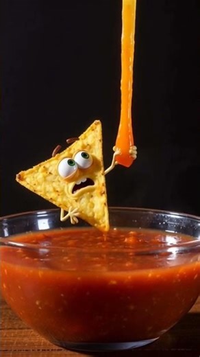 The Dramatic Chip Dip #asmrfood #usaasmr #usashorts #usashortsfeed #usashortbeta #usafoodie