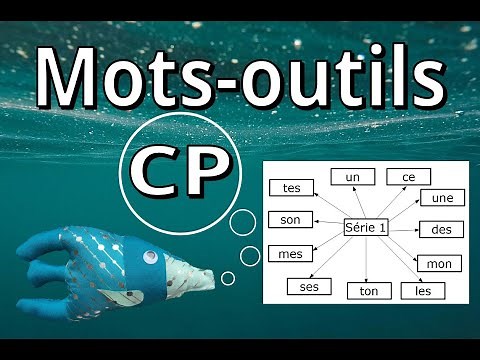 Français facile pour débutant - mots outils du CP #1 - carte mentale - lecture flash - fluence