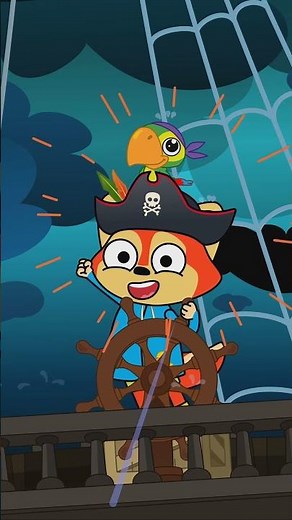 Cartoon For Toddlers: 🏴‍☠️ Pirates vs Sea Monster + Learning Good Care 🧥☔ | "Bamboo"