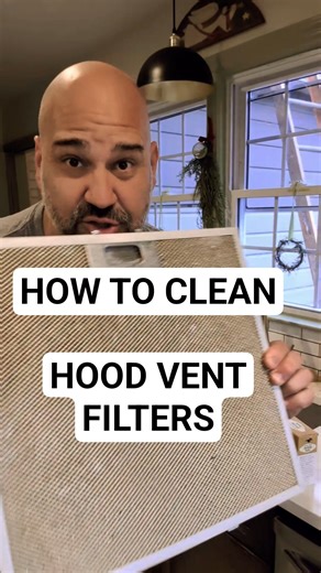 how to clean Hood Vent Filters