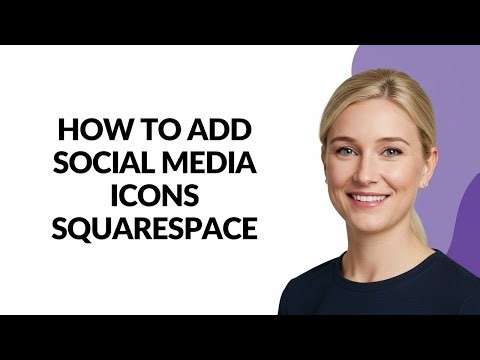 How to Add Social Media Icons Squarespace - Julia'sTutorials