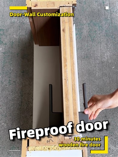 Wooden Fire Door Manufacturing Process in 30 Minutes