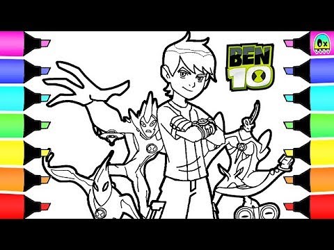 Ben 10 Coloring Book Pages I Fun Colouring pages for kids