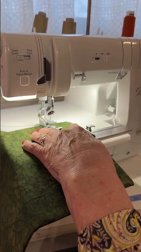 The Fabric Guide on the Baby Lock Triumph.