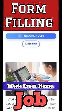 Form Filling Work From Home Jobs 2025