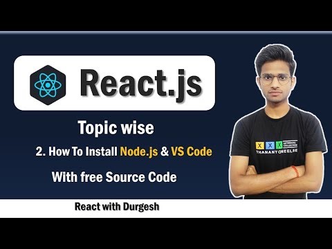React Tutorial in Hindi | How to Download VS Code and Node JS | Download Node