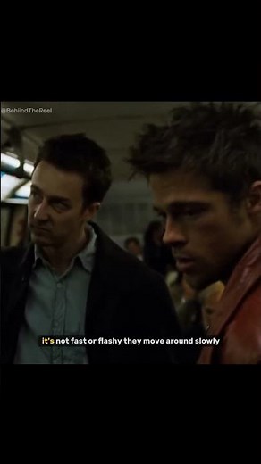 First Rule of Fight Club? Basement Brawl Breakdown 🥊 | Iconic Scene #Shorts