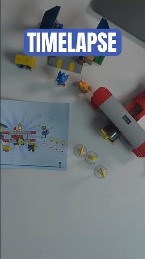 LEGO Sonic 76991 Timelapse: Tails' Tornado Plane! 🛠️ #lego #shorts