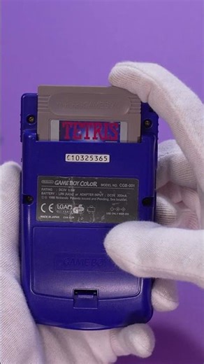 Classic Tetris on Game Boy Color #gameboycolor #tetris