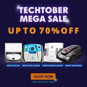 🏊‍♂️ Tired of spending hours cleaning your pool? The PoolBot B150 is here to save the day! With 2 powerful scrubbers, it cleans up to 150 SQM, including the pool floor and waterline. Join over 1,000 Australians who trust the #1 rated robot pool cleaner. Techtober Sale: Save up to 70%, plus enjoy a 30-day money-back guarantee and 2-year warranty. Relax and enjoy a spotless pool without the hassle! 🌊 #TechtoberSale #RobotMyLife #PoolBot #SmartCleaning | Robot My Life