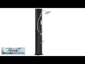 VEVOR Outdoor Solar Heated Shower 10.57 Gallon Poolside Shower Kit with 2 Review