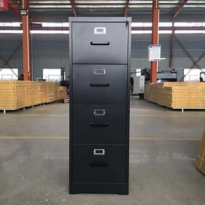 [Hot Item] Office Furniture 4 Drawer Vertical Filing Cabinet 4 Layers Steel Cabinet, Versatile Home Office Storage for Files and Documents