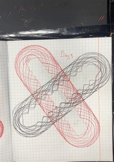 Geometry of a moment DAY 9 #shorts #art