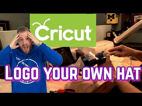 How to put HTV/ logo on a hat/snap back with the Cricut Maker