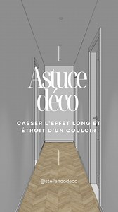 Comment casser l’effet long et étroit d’un couloir? TT: @ stella_noo #decorationinterieur #interiordesign #decortips #conseildeco | Studio Inside by Stellanoodeco