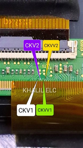 Samsung single cof panel ckv lines diagram