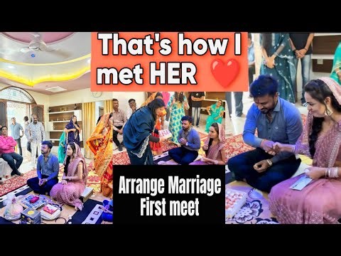 That's how i met HER ❤️My Arranged marriage first meet story | Tilak Ceremony .