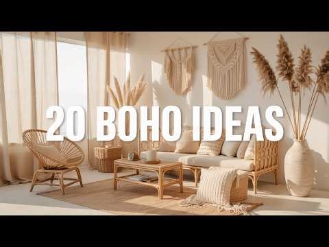 20 Beautiful Boho Living Room Ideas That Feel Cozy & Expensive