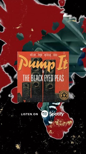 22K views · 565 reactions | WOW 勞 'PUMP IT' hits 500M streams on @spotify ❤️ Big LOVE for blasting those stereos all these years… Keep turning it up LOUDER | Black Eyed Peas | Facebook