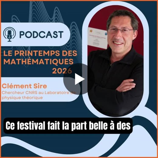 #cnrs #mathématiques #science #vulgarisation #printempsdesmaths #clémentsire #mathémagique #interdisciplinarité #radio2lhers #castanettolosan #sicoval #festival #physique | Radio 2lhers