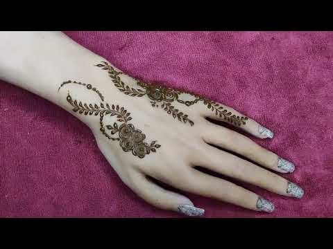 minimal pinterest mehndi design | pretty henna design