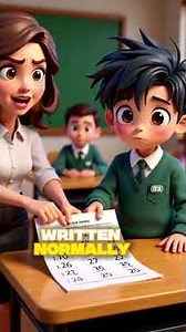 He Didn’t Copy… He Translated Numbers | Emotional School Story | Fantasy Lab