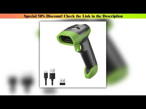 Unboxing NETUM L8S Wireless 2D Barcode Scanner with Stand Automatic Sensing Scanning QR Bar code Re