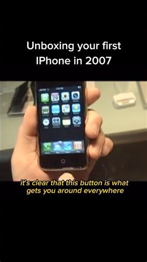 This was iPhone unboxing in 2007 #nostalgia #iphone #shorts