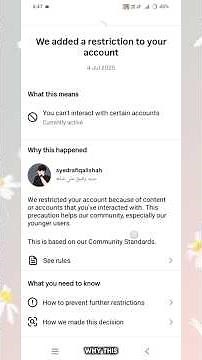 How to Remove Restriction on Instagram | Fix We Added a Restriction to Your Account