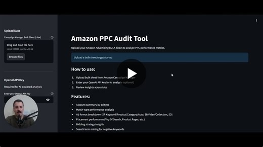 Free Amazon Campaign Audit Tool: Browser-Based Analysis | Igor N. posted on the topic | LinkedIn