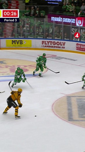 Vilken kanon 💥 Jonathan Pudas sänkte Rögle med 24 sekunder kvar! Streama SHL på TV4 Play 📺 | TV4 Hockey