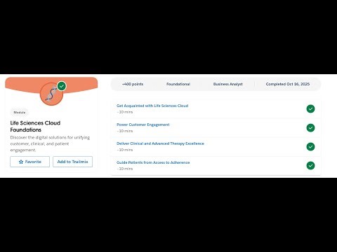 Life Sciences Cloud Foundations | Salesforce