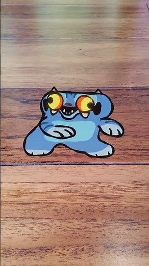 dancing derpy tiger meme #animation #junkratcosplay kpop demon hunters ( credit to Cas Van de Pol )