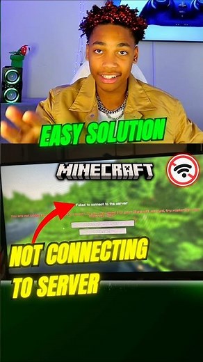 How to Fix Minecraft Server not connecting on your PC #shorts #games #minecraft #pc