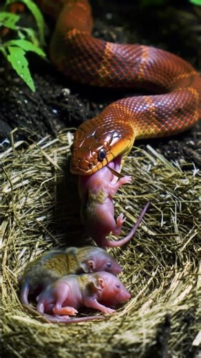 Corn Snake vs Field Mouse | Intense Predator Strike
