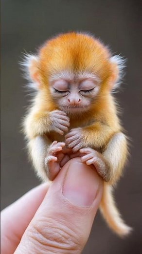 Relax with Cute Monkey Sleeping | ASMR #RelaxASMR #CuteMonkey #MonkeySleeping #AnimalRelax