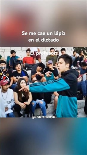 Se me cae un lápiz en el dictado, el profesor: #meme #memes #humor #clip #clips #rap #freestyle