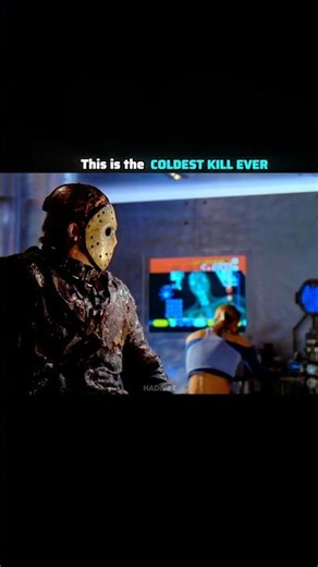 The Coldest Kill In Horror History! 🧊💀 #Shorts #JasonVoorhees #Horror
