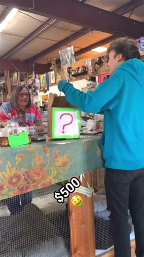 Mystery box at a pawn shop￼